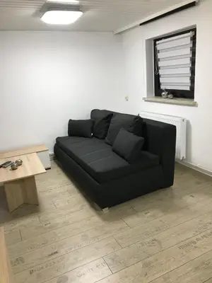 Ein Sitzbereich in der Unterkunft Cozy Braunlage