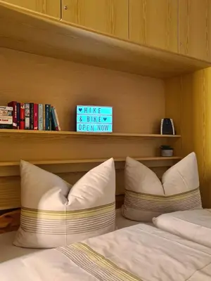 Ein Bett oder Betten in einem Zimmer der Unterkunft Hike & Bike