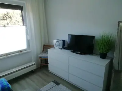 TV/Unterhaltungsangebot in der Unterkunft Ferienwohnung Löwenzahn