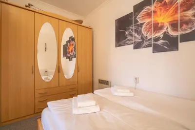 Ein Bett oder Betten in einem Zimmer der Unterkunft Brockenhexe