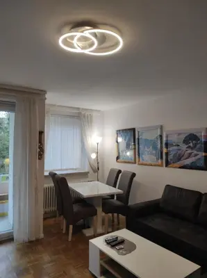 Ein Sitzbereich in der Unterkunft Günther`s Harzburg Stube