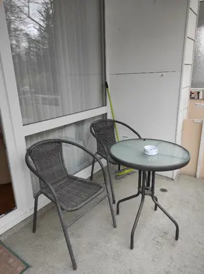 Ein Balkon oder eine Terrasse in der Unterkunft Günther`s Harzburg Stube