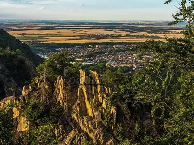 Naturlandschaft in der Nähe des Ferienhauses
