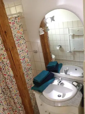 Ein Badezimmer in der Unterkunft Wanderlust