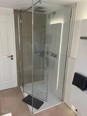 Ein Badezimmer in der Unterkunft Haus-Holidayde Walkenried Harz Holiday 2 - a67281
