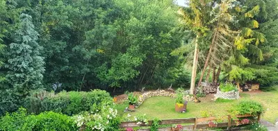 Ein Garten an der Unterkunft Ferienwohnung Altenbrak Haus Wilde