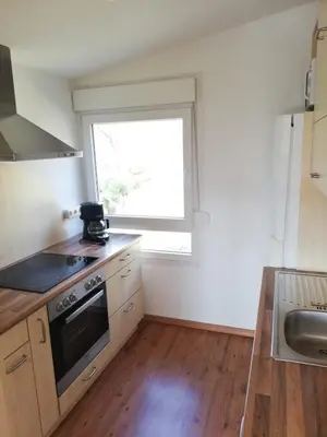 Küche/Küchenzeile in der Unterkunft Ferienhaus Chiara, Südharz, Harztor