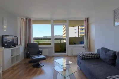 Ein Sitzbereich in der Unterkunft Apartment 240