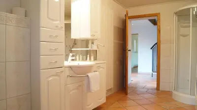 Ein Badezimmer in der Unterkunft Harz-Chill Wernigerode