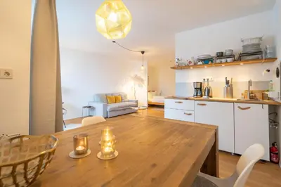 Küche/Küchenzeile in der Unterkunft Bergwohnung