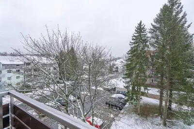 Bergwohnung im Winter