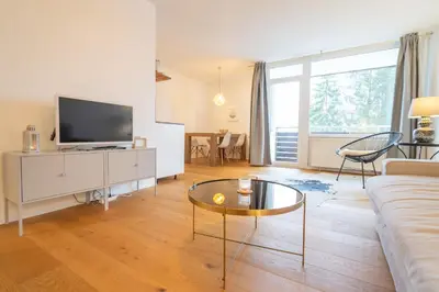 TV/Unterhaltungsangebot in der Unterkunft Bergwohnung
