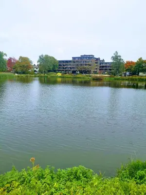 Blick auf einen Fluss in der Nähe der Ferienwohnung