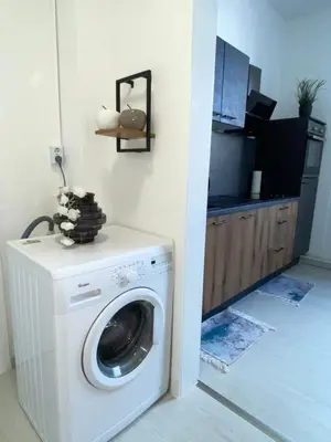 Küche/Küchenzeile in der Unterkunft Ferienwohnung Univers 3