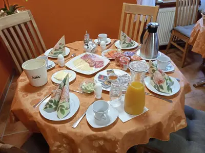 Essen in der Pension oder in der Nähe