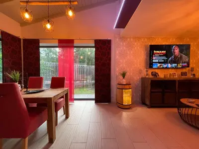 TV/Unterhaltungsangebot in der Unterkunft Ferienhaus Nicole II, Barrierefrei, mit HIRO Lift