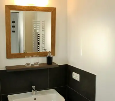 Ein Badezimmer in der Unterkunft The Lodge Bad Harzburg