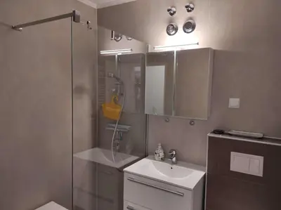 Ein Badezimmer in der Unterkunft Ferienwohnung Bergwiese 20