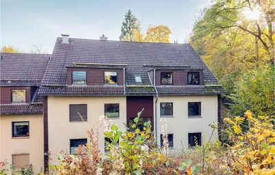 Das Gebäude in dem sich die Ferienwohnung befindet