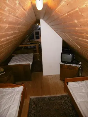 Ein Bett oder Betten in einem Zimmer der Unterkunft Fewo Talblick