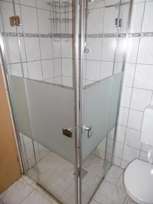 Ein Badezimmer in der Unterkunft Fewo Talblick