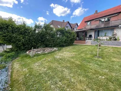 Ein Garten an der Unterkunft Ferienhaus Linda