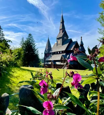 Ein Garten an der Unterkunft Ferienwohnung Harzurlaub