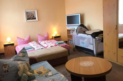 Ein Bett oder Betten in einem Zimmer der Unterkunft Gasthof 