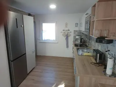 Küche/Küchenzeile in der Unterkunft Ferienhaus Rosi