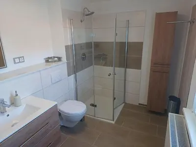 Ein Badezimmer in der Unterkunft Ferienhaus Rosi