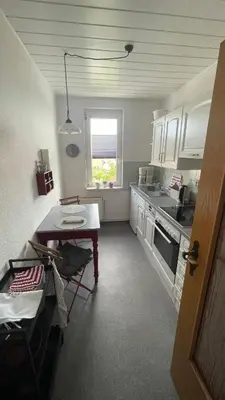 Küche/Küchenzeile in der Unterkunft Ferienwohnung Weitsicht