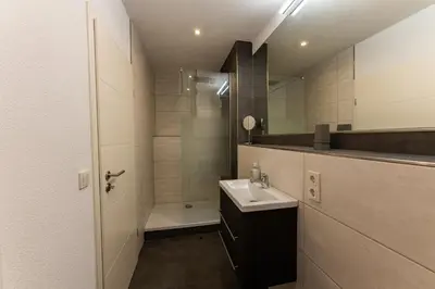 Ein Badezimmer in der Unterkunft Ferienwohnung am Steinbach 1