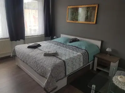 Ein Bett oder Betten in einem Zimmer der Unterkunft Ferienhaus Renate 7
