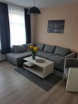 Ein Sitzbereich in der Unterkunft Ferienhaus Renate 7