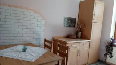 Ein Bett oder Betten in einem Zimmer der Unterkunft Ferienwohnung Gerlach