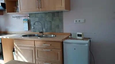 Küche/Küchenzeile in der Unterkunft Ferienwohnung Gerlach