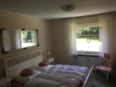 Ein Bett oder Betten in einem Zimmer der Unterkunft Apartment Kleeblatt
