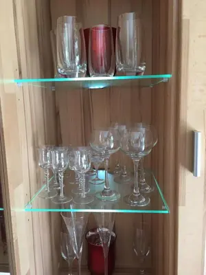 Getränke in der Unterkunft Apartment Kleeblatt