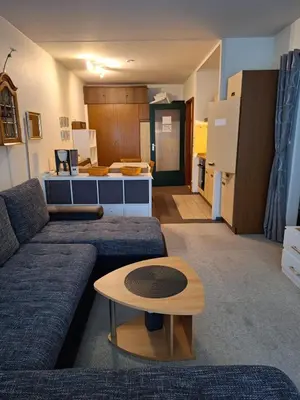 Ein Sitzbereich in der Unterkunft Ferienwohnung Pirkl