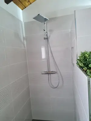 Ein Badezimmer in der Unterkunft Haus DeMa