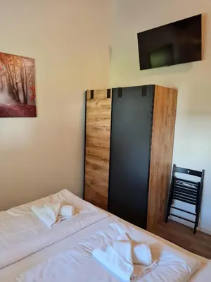 Ein Bett oder Betten in einem Zimmer der Unterkunft Haus DeMa