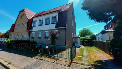 Das Gebäude in dem sich die Ferienwohnung befindet