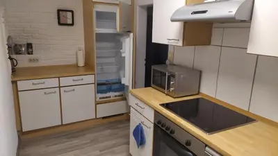 Küche/Küchenzeile in der Unterkunft Haus am Wald Zorge 16+ Gäste