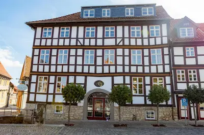 Das Gebäude in dem sich das Hotel befindet