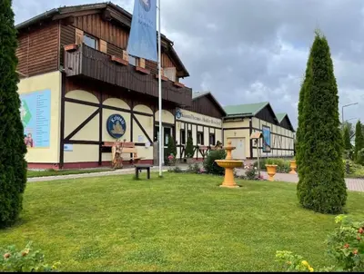 Ein Garten an der Unterkunft Grüne Glocke
