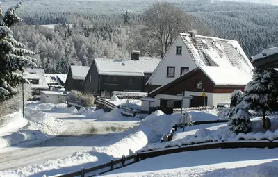 Grüne Glocke im Winter