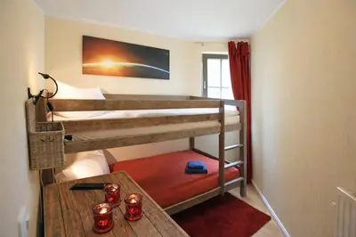 Ein Bett oder Betten in einem Zimmer der Unterkunft Chalet Jägerstieg
