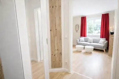 Ein Sitzbereich in der Unterkunft Chalet Jägerstieg
