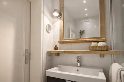Ein Badezimmer in der Unterkunft Chalet Jägerstieg