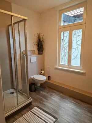 Ein Badezimmer in der Unterkunft Zum Jakobi 4